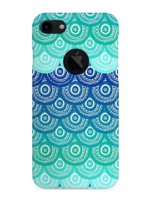 Ethnic Seamless Pattern Snap Case for Apple Iphone 7 (Logo Cut) Zapvi