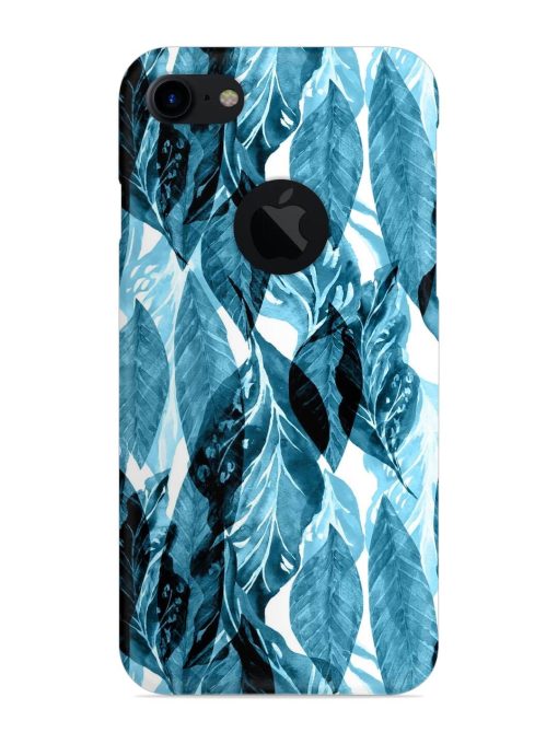 Leaves Pattern Jungle Snap Case for Apple Iphone 7 (Logo Cut)