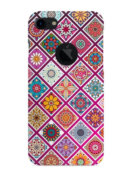 Seamless Tile Pattern Snap Case for Apple Iphone 7 (Logo Cut) Zapvi