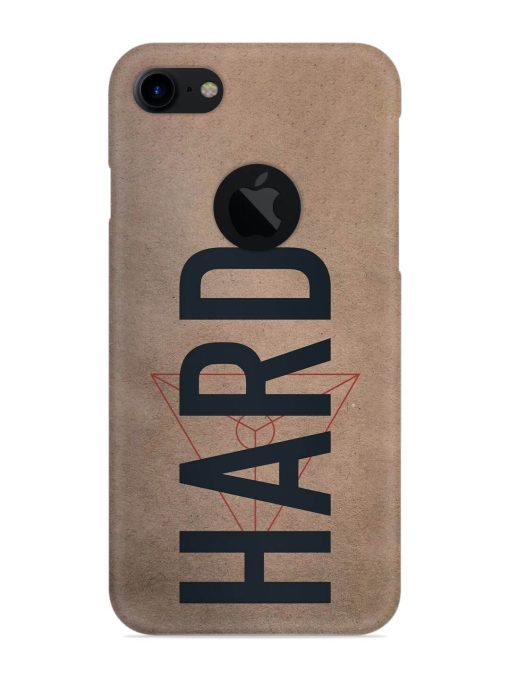 Hard Typo Snap Case for Apple Iphone 7 (Logo Cut) Zapvi