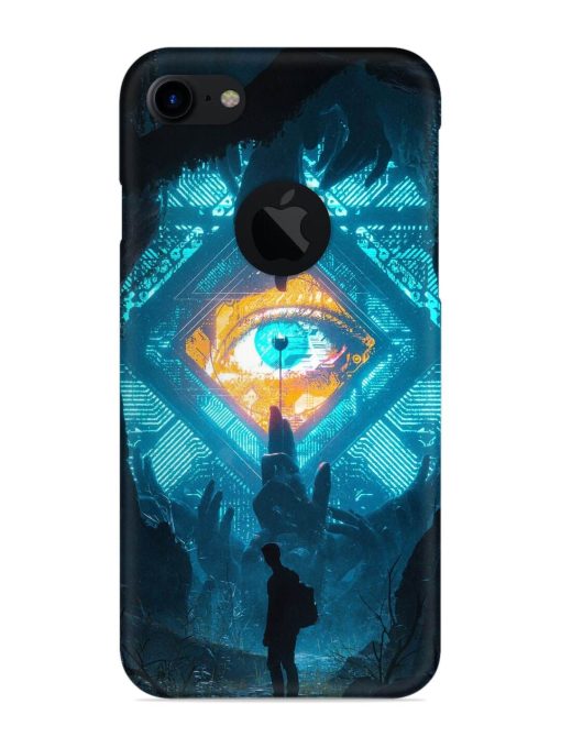 Arcane Eye Snap Case for Apple Iphone 7 (Logo Cut) Zapvi