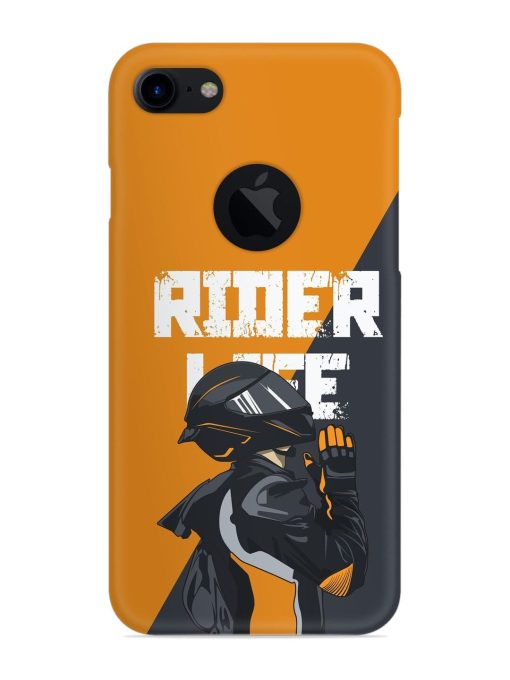 Rider Life Snap Case for Apple Iphone 7 (Logo Cut)