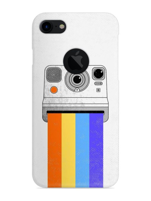 Retro Camera Art Snap Case for Apple Iphone 7 (Logo Cut) Zapvi