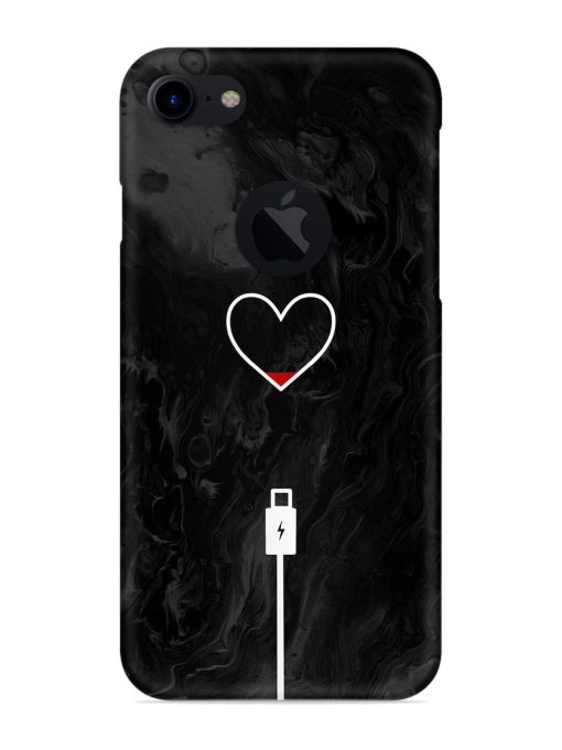 Heart Charging Vector Snap Case for Apple Iphone 7 (Logo Cut) Zapvi