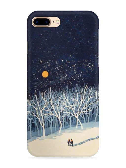 Full Moon Snowshoe Tour Snap Case for Apple Iphone 7 Plus Zapvi