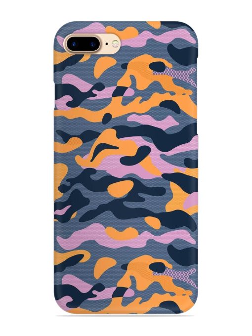 Camouflage Army Military English Orange Art Snap Case for Apple Iphone 7 Plus Zapvi