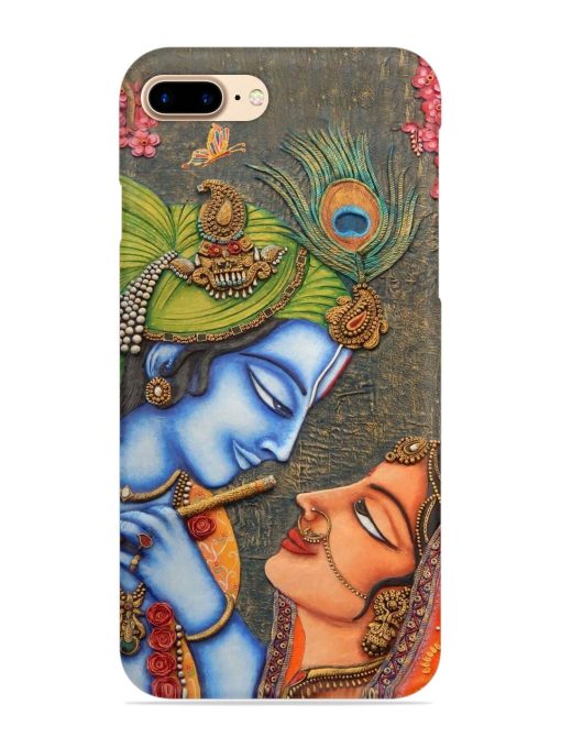 Lord Radha Krishna Flute Art Snap Case for Apple Iphone 7 Plus Zapvi