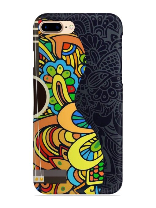 Guitar Vector Art Snap Case for Apple Iphone 7 Plus