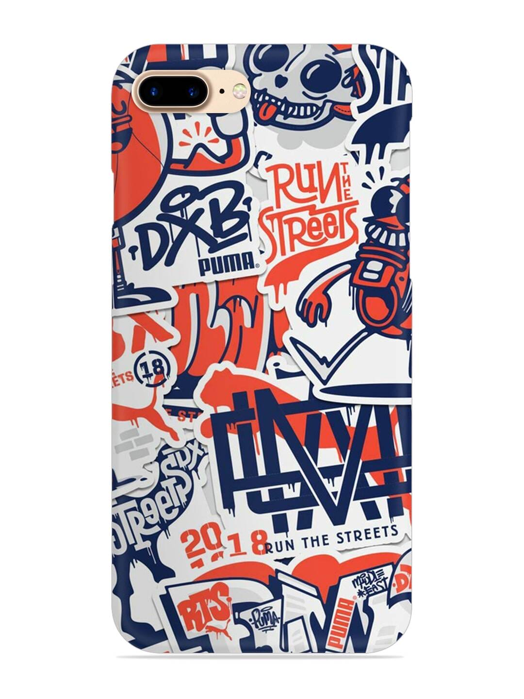 Buy Run The Street Snap Case for Apple Iphone Plus at 99 Only Zapvi
