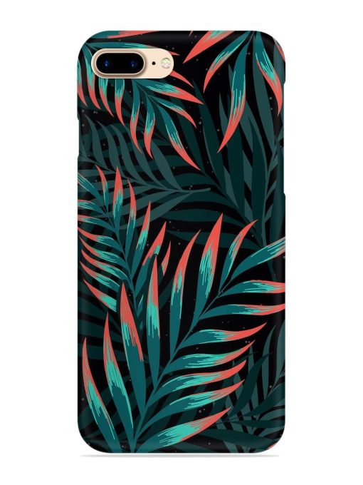 Green Leaf Art Snap Case for Apple Iphone 7 Plus Zapvi