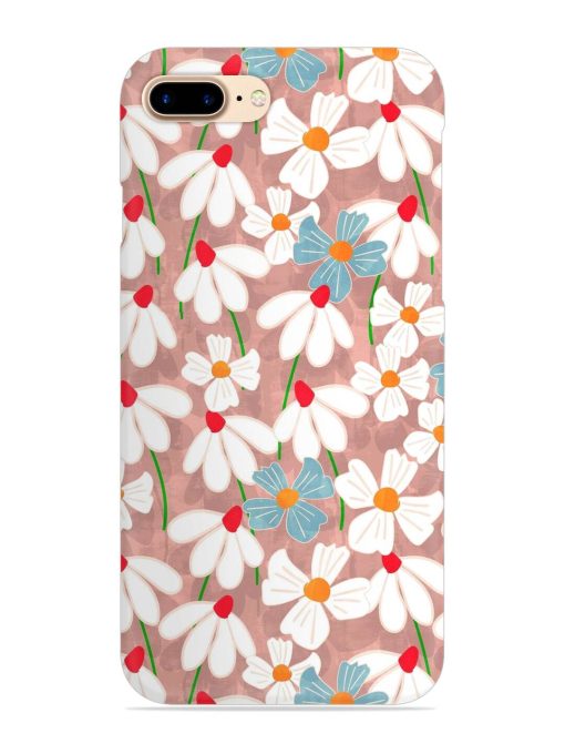 Abstract Petal Flowers Snap Case for Apple Iphone 7 Plus Zapvi