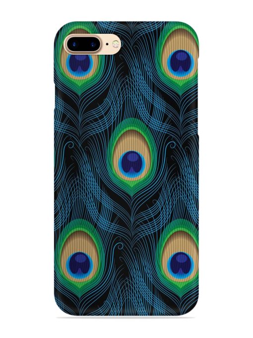 Seamless Pattern Peacock Snap Case for Apple Iphone 7 Plus Zapvi