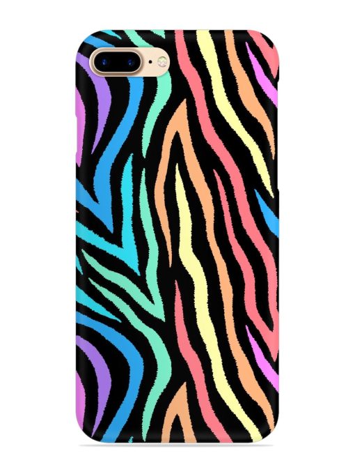 Colorful Abstract Zebra Snap Case for Apple Iphone 7 Plus Zapvi