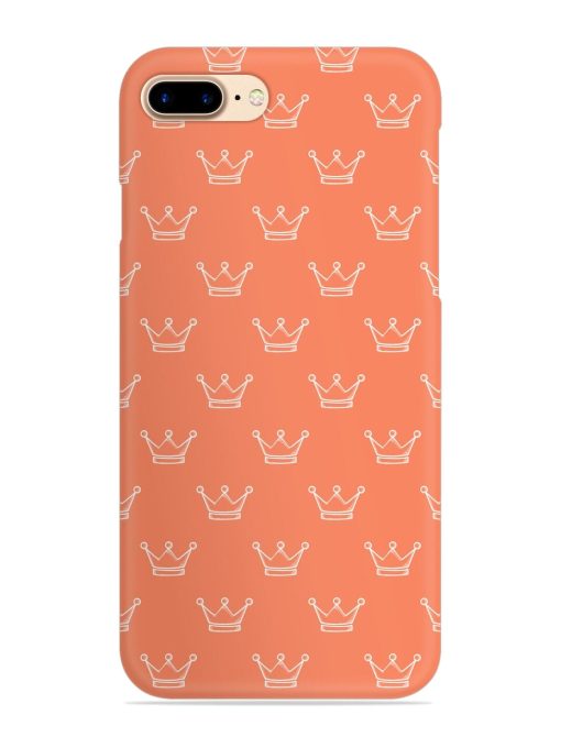 Hand Drawn Crown Snap Case for Apple Iphone 7 Plus Zapvi