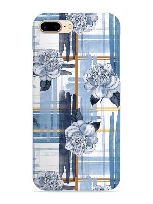 Watercolor Pattern Rose Snap Case for Apple Iphone 7 Plus