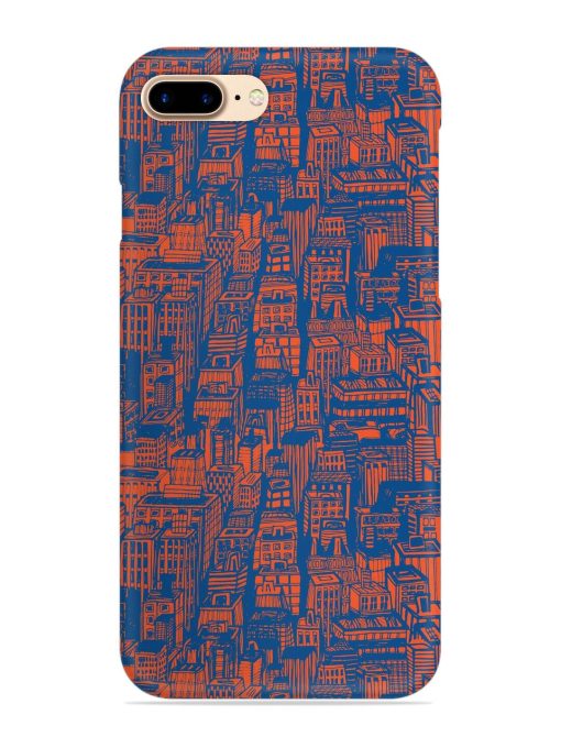 Hand Drawn Seamless Snap Case for Apple Iphone 7 Plus Zapvi