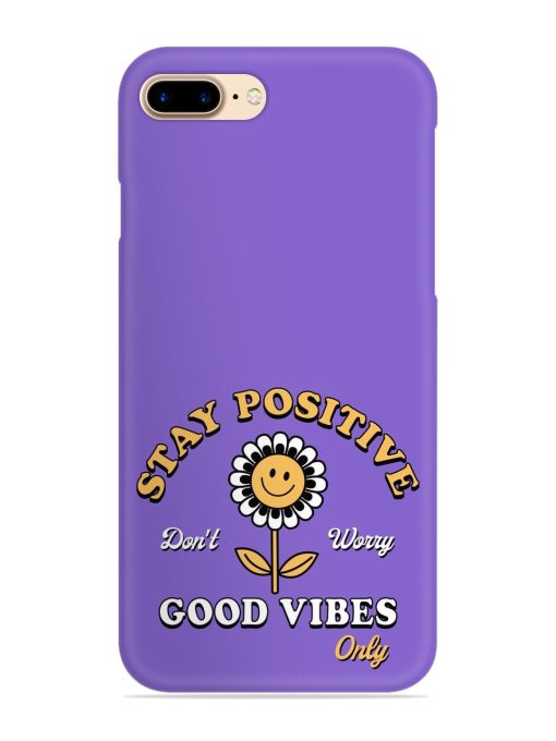 Retro Positive Flower Snap Case for Apple Iphone 7 Plus Zapvi