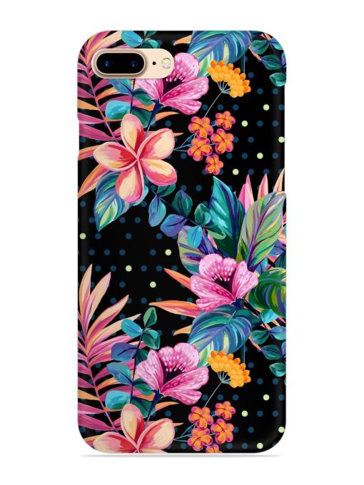 Seamless Floral Pattern Snap Case for Apple Iphone 7 Plus