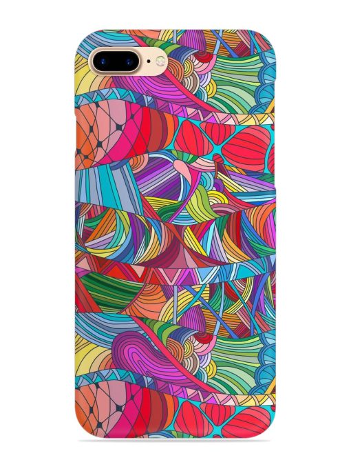 Seamless Patterns Hand Drawn Snap Case for Apple Iphone 7 Plus