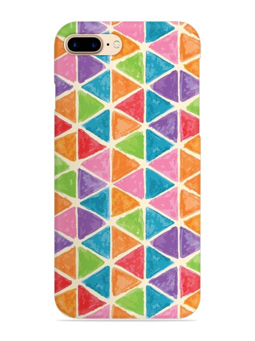 Seamless Colorful Isometric Snap Case for Apple Iphone 7 Plus Zapvi