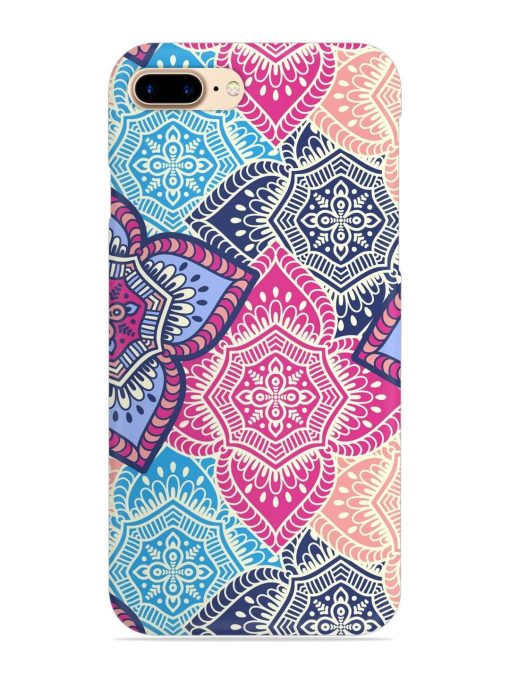 Ethnic Floral Seamless Snap Case for Apple Iphone 7 Plus Zapvi