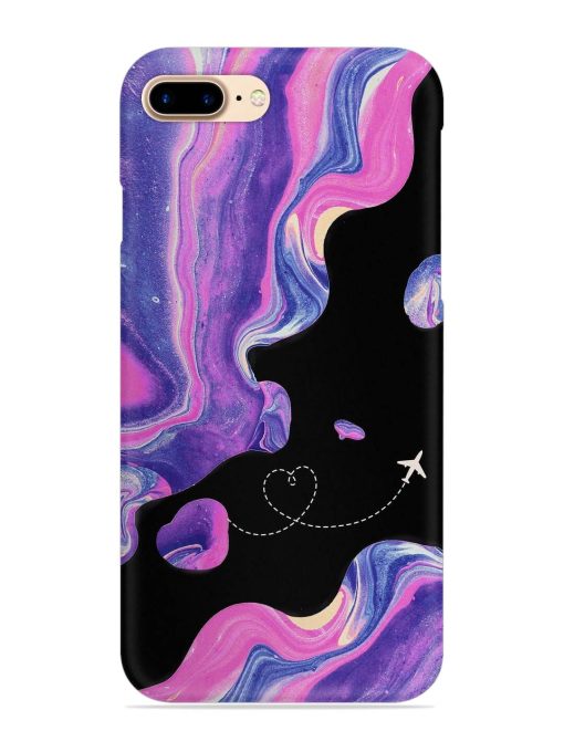 Glitter Art Snap Case for Apple Iphone 7 Plus Zapvi