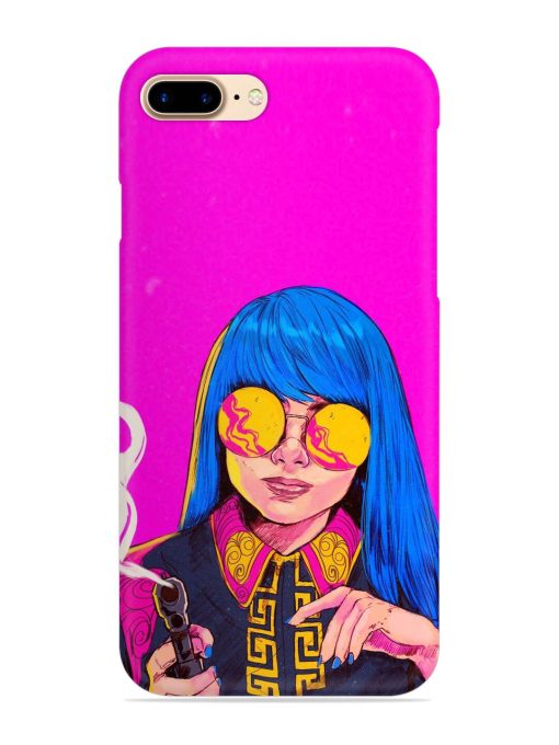 Aesthetic Anime Girl Snap Case for Apple Iphone 7 Plus Zapvi