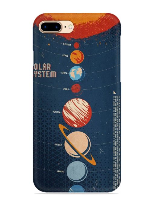 Solar System Vector Snap Case for Apple Iphone 7 Plus Zapvi