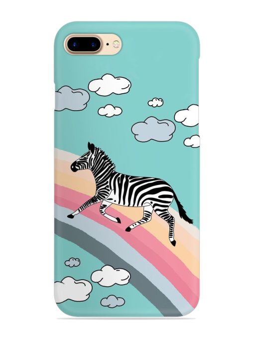 Running Zebra Snap Case for Apple Iphone 7 Plus Zapvi