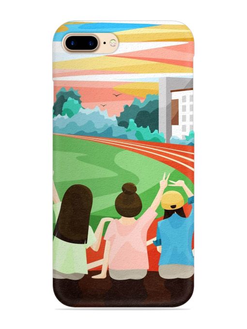 School Playground Snap Case for Apple Iphone 7 Plus Zapvi