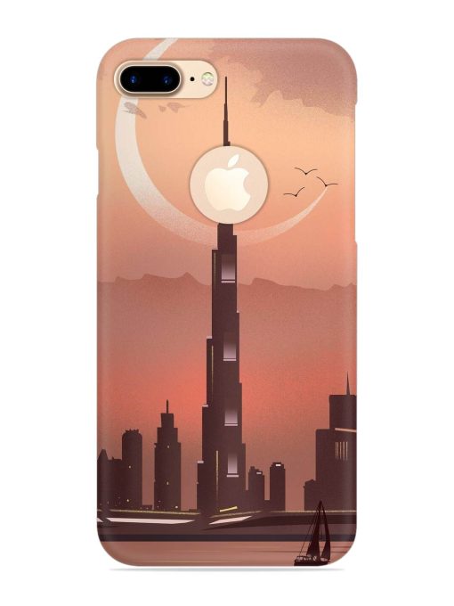 Landmark Burj Khalifa Snap Case for Apple Iphone 7 Plus (Logo Cut) Zapvi