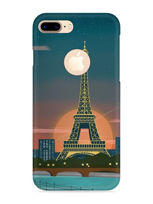 Scenery Architecture France Paris Snap Case for Apple Iphone 7 Plus (Logo Cut) Zapvi