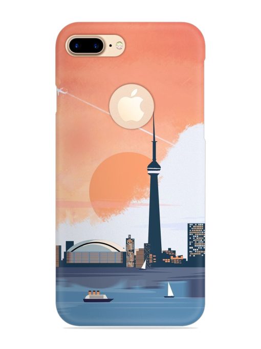 Toronto Canada Snap Case for Apple Iphone 7 Plus (Logo Cut) Zapvi