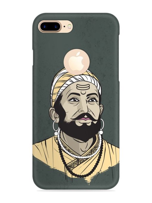 Shivaji Maharaj Vector Art Snap Case for Apple Iphone 7 Plus (Logo Cut)