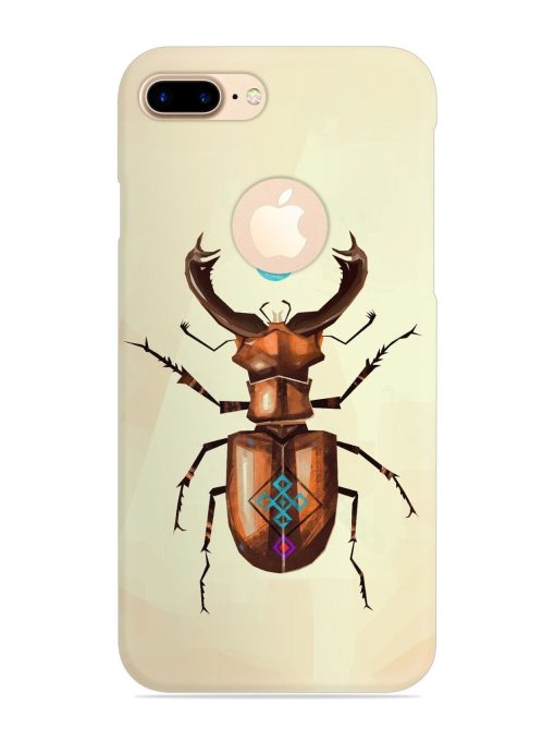 Stag Beetle Vector Snap Case for Apple Iphone 7 Plus (Logo Cut)