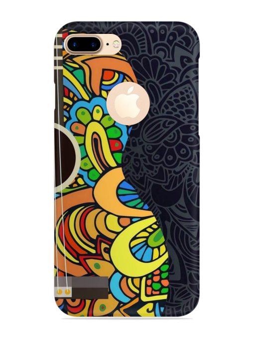 Guitar Vector Art Snap Case for Apple Iphone 7 Plus (Logo Cut)