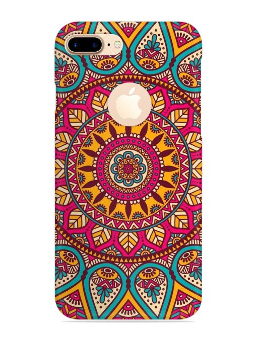 Mandala Joy Snap Case for Apple Iphone 7 Plus (Logo Cut) Zapvi