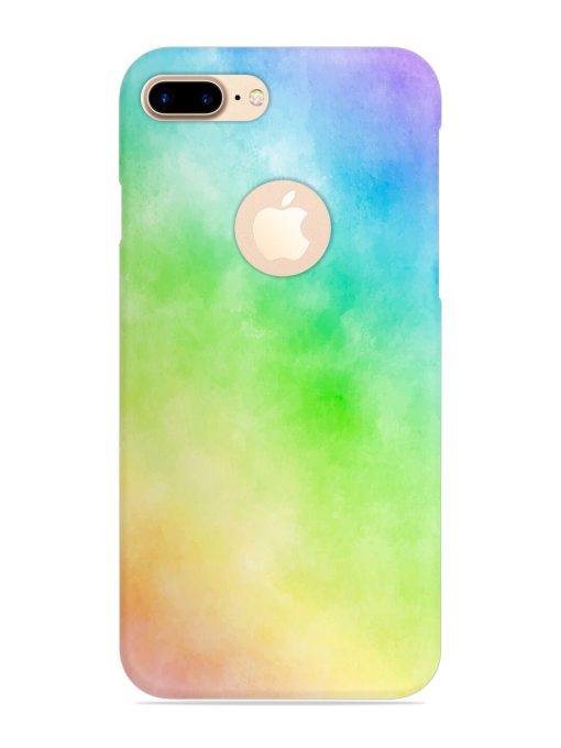 Watercolor Mixture Snap Case for Apple Iphone 7 Plus (Logo Cut)