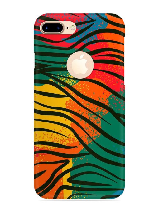 Bright Colorful Snap Case for Apple Iphone 7 Plus (Logo Cut)