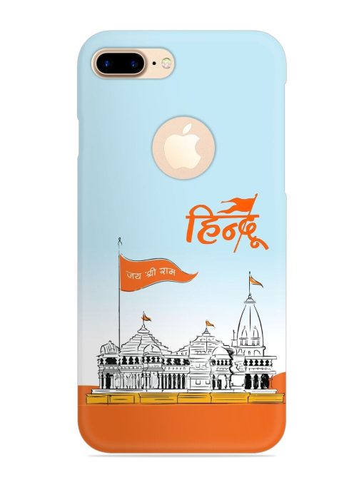 Ram Mandir Hindu Snap Case for Apple Iphone 7 Plus (Logo Cut)