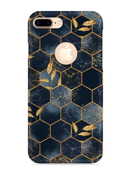 Marble Hexagon Seamless Snap Case for Apple Iphone 7 Plus (Logo Cut)