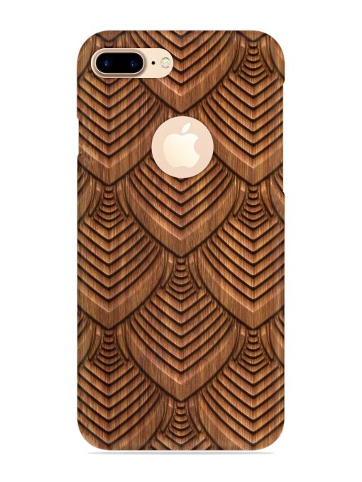 Carved Pattern On Snap Case for Apple Iphone 7 Plus (Logo Cut)