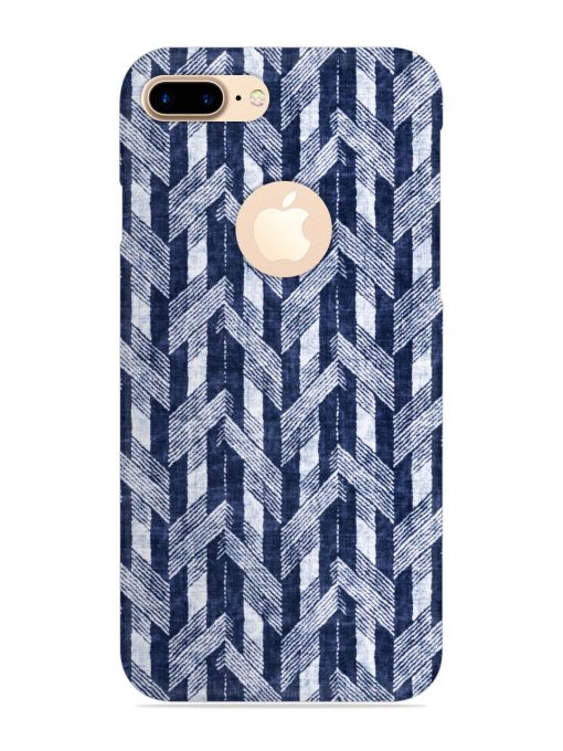 Abstract Herringbone Motif Snap Case for Apple Iphone 7 Plus (Logo Cut) Zapvi