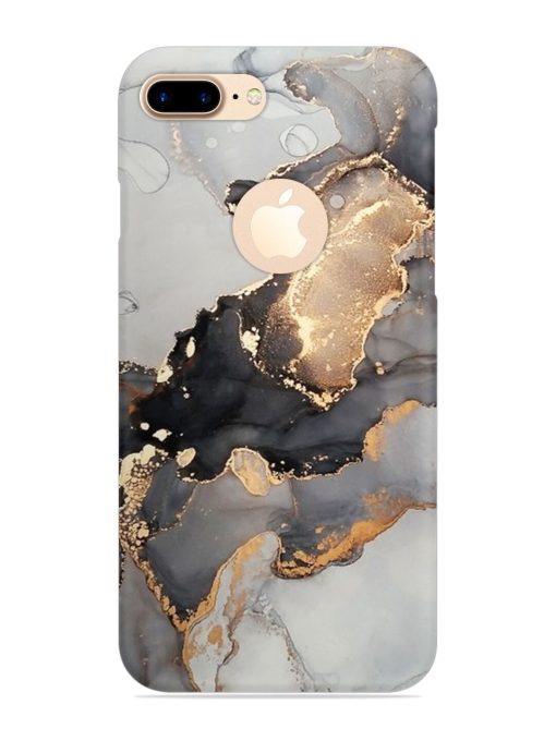 Luxury Abstract Fluid Snap Case for Apple Iphone 7 Plus (Logo Cut)