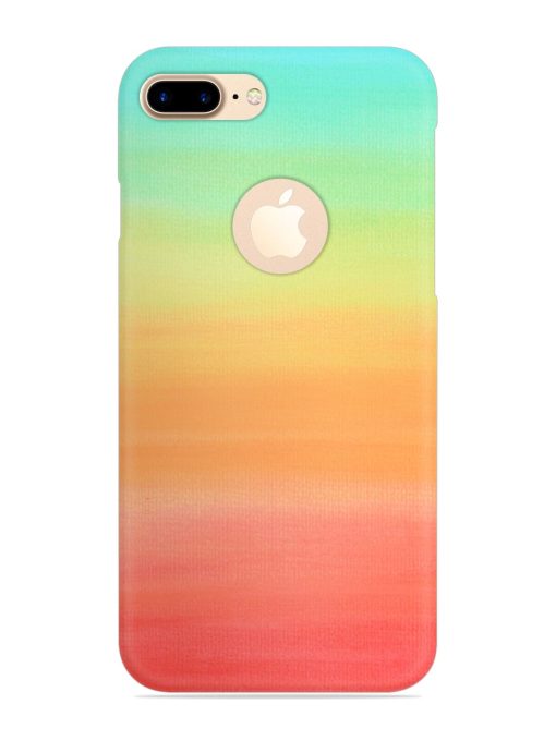 Background Sky Watercolor Snap Case for Apple Iphone 7 Plus (Logo Cut) Zapvi