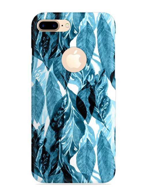 Leaves Pattern Jungle Snap Case for Apple Iphone 7 Plus (Logo Cut)