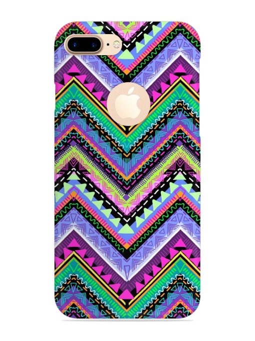 Tribal Aztec Print Snap Case for Apple Iphone 7 Plus (Logo Cut) Zapvi