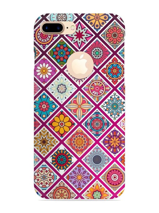 Seamless Tile Pattern Snap Case for Apple Iphone 7 Plus (Logo Cut)