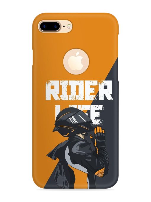 Rider Life Snap Case for Apple Iphone 7 Plus (Logo Cut)