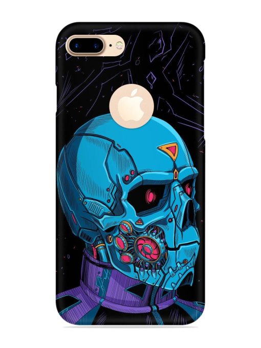 Skull Robo Vector Snap Case for Apple Iphone 7 Plus (Logo Cut)